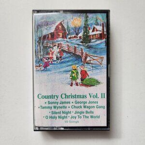 Country Christmas Vol. II Cassette Tape  Sonny James George Jones Tammy Wynette